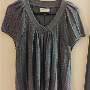 Short Sleeve Knit Cardigan